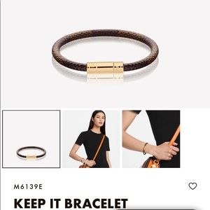 Authentic Louis Vuitton keep it bracelet